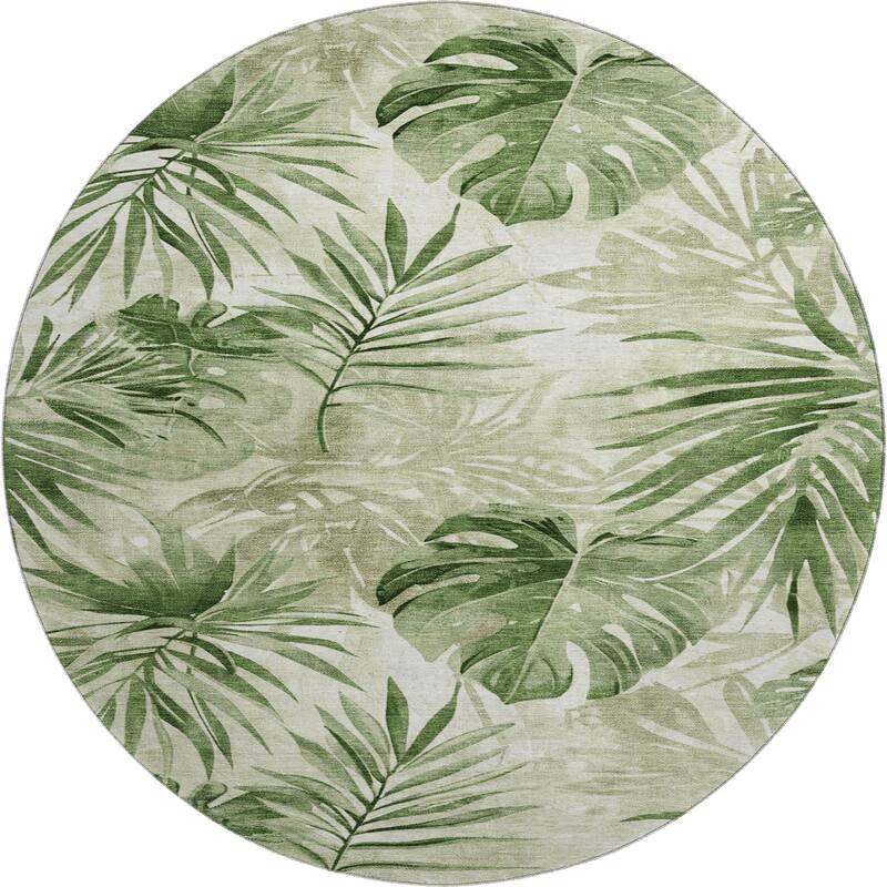 Premium Washable Super Soft Tropical Floral Mayfield Rug