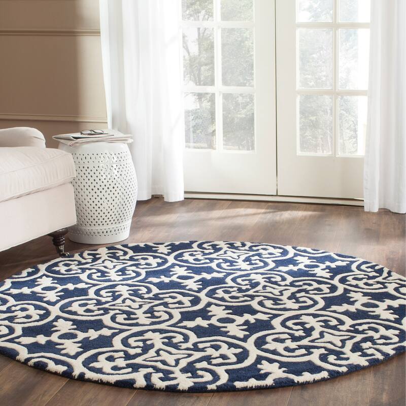 SAFAVIEH, Handmade Chatham Tudorina Modern Moroccan Wool Rug