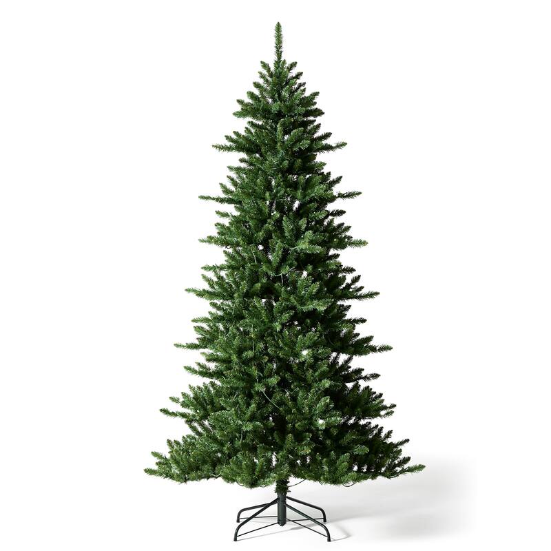Glitzhome 6FT/7FT Multi-color Lighted Fir Christmas Tree with Remote Controller