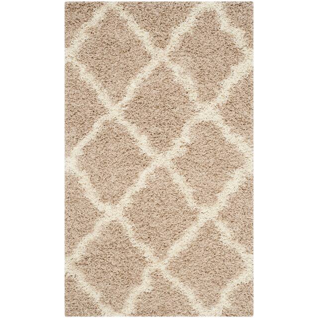 SAFAVIEH Dallas Shag Giusy Trellis 1.5-inch Thick Rug