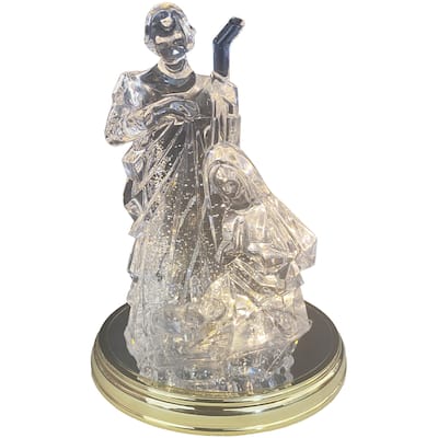 11.4" Holy Family Glitter Globe