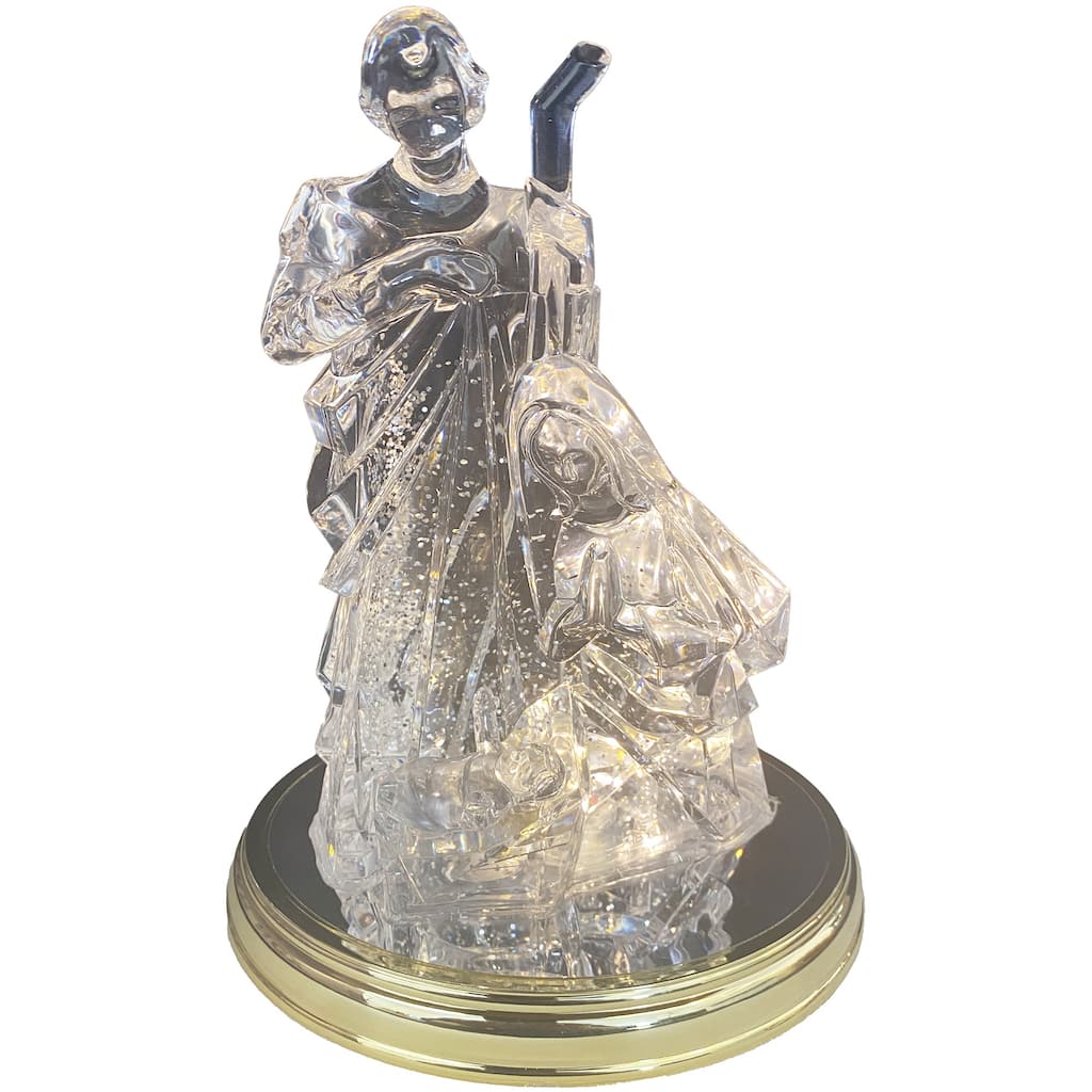 11.4" Holy Family Glitter Globe