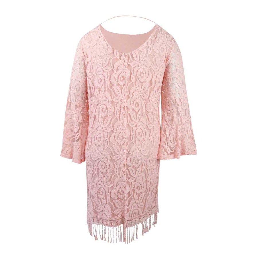 women's plus size fringe dress