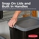 preview thumbnail 21 of 42, Rubbermaid Roughneck Storage Totes