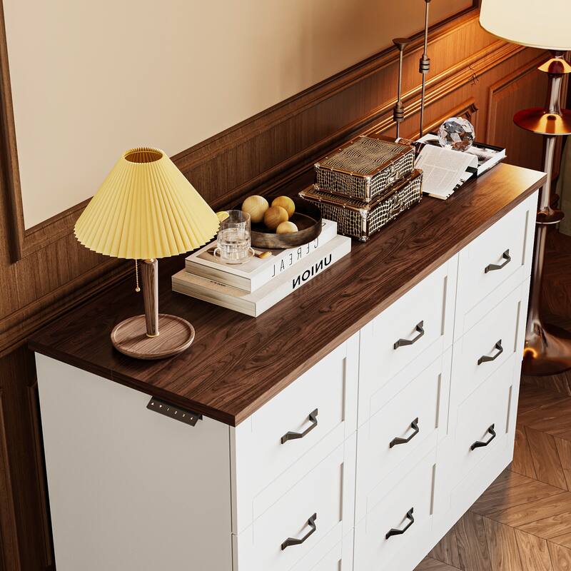 Lift TV Cabinet Electric TV Lift Dresser w/Dual Control and 2 Power Outlets Dresser Entertainment Center