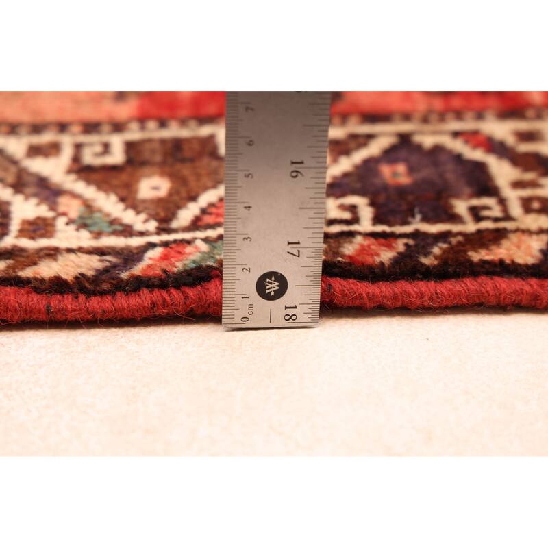 ECARPETGALLERY Hand-knotted Melis Vintage Light Red Wool Rug - 5'4 x 7'11