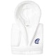 preview thumbnail 83 of 100, Sweet Kids 100% Polyester SUPER PLUSH Double Brushed Hooded Bathrobe with Navy Script Monogram Q - Large