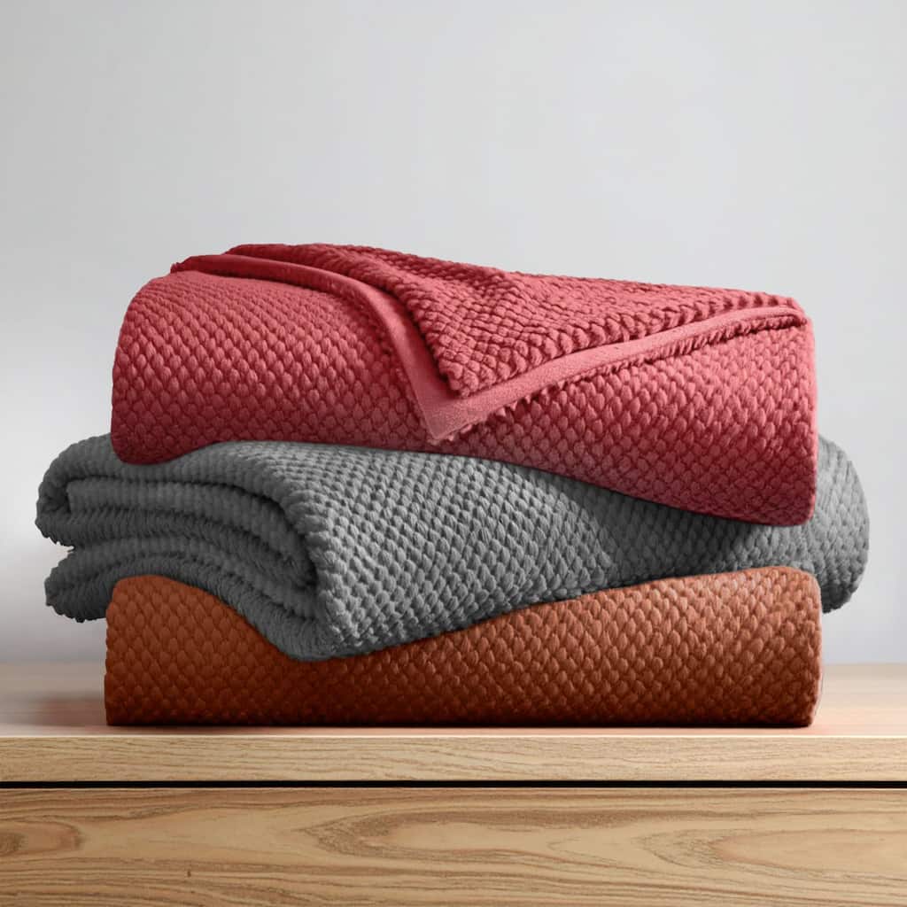 Superior Victoria Luxury Fluffy Fleece Blanket - Ultra-Soft Mink Texture, Double Layer