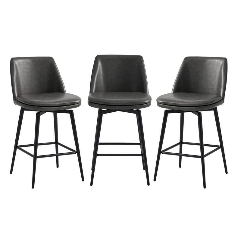 Ariel Counter Height Swivel Barstool Set