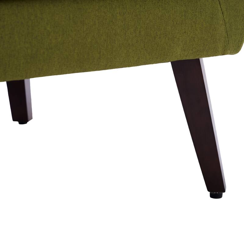 Modern Upholstered Linen Armchair Accent Chair Set of 2