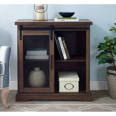 Middlebrook Kujawa 32-inch Sliding Mesh Door Cabinet