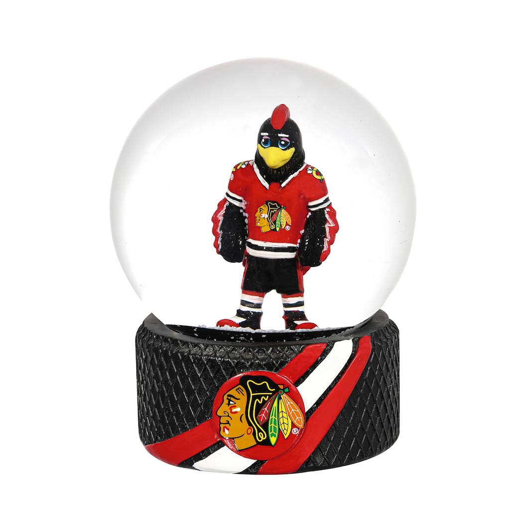 Chicago Blackhawks 5 in. Multicolor Glass Tabletop Snow Globe