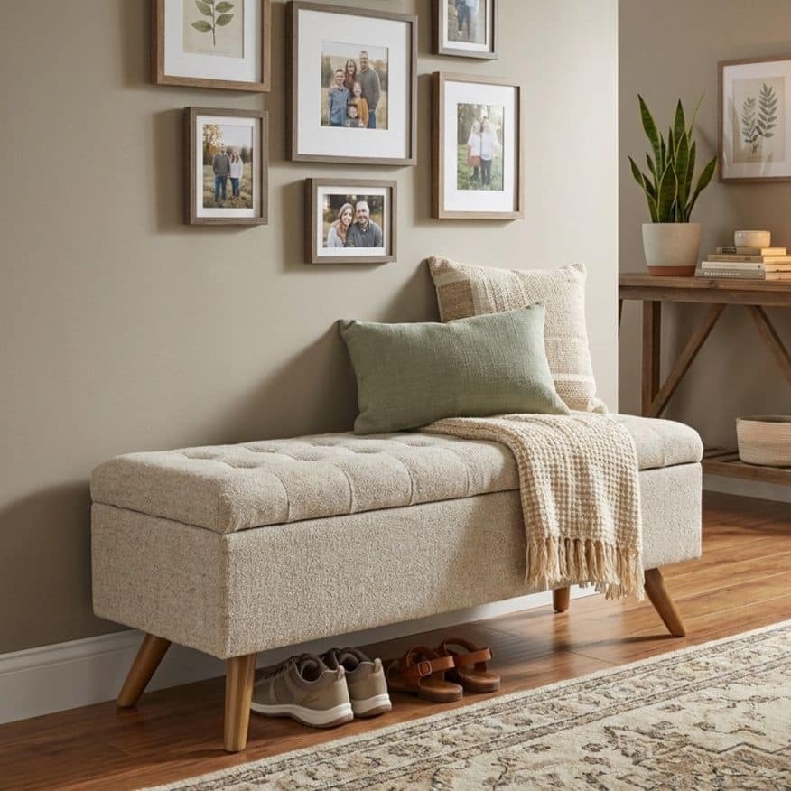 HomePop Modern Storage Bench