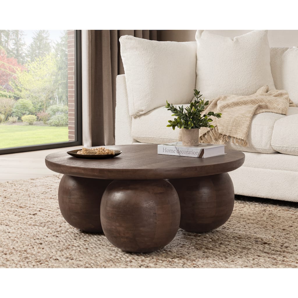 Ronda Mango Wood Coffee Table by Kosas Home