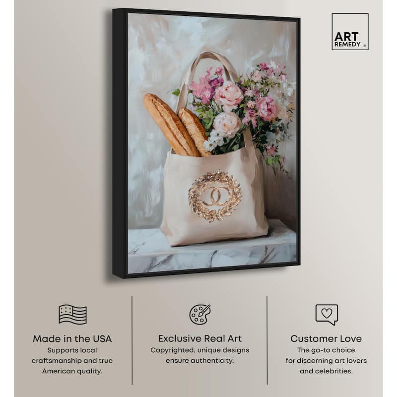 Chic Carryall I Canvas by Art Remedy