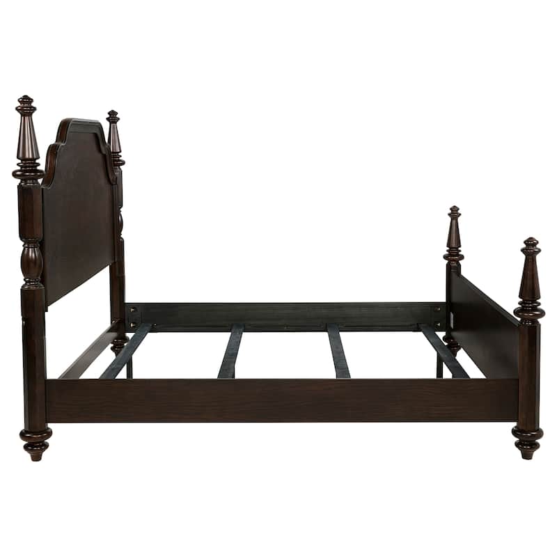 Andover Four Poster Bed Dark Oak