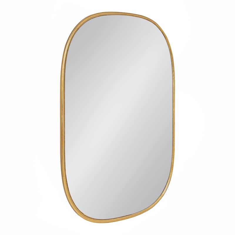 Kate and Laurel Caskill Capsule Framed Wall Mirror - 24x36 - Gold