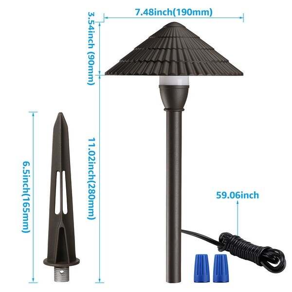 12V Low Voltage Landscape Lights 3W LED Pathway Light with Aluminum Housing IP65 
