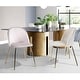 preview thumbnail 7 of 176, Homy Casa Mid-Century Modern Fabric Dining Chairs (Set of 2)