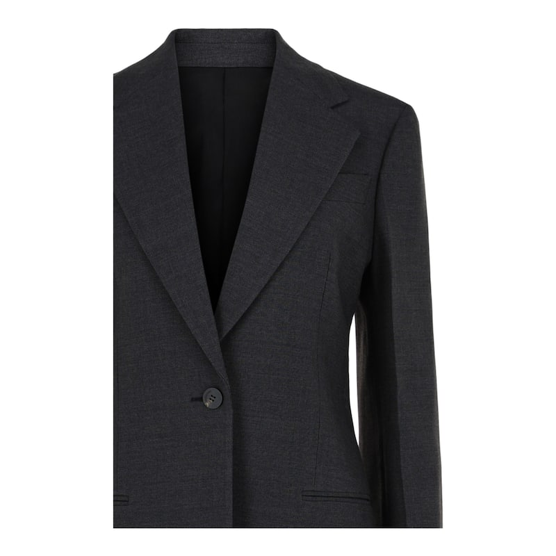 Ferragamo Single-Breasted Wool Blazer