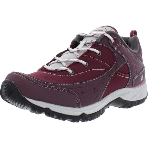 Hi-Tec Womens Equilibrio Bijou Hiking, Trail Shoes Ankle Athletic - Vineyard Wine/Cool Grey