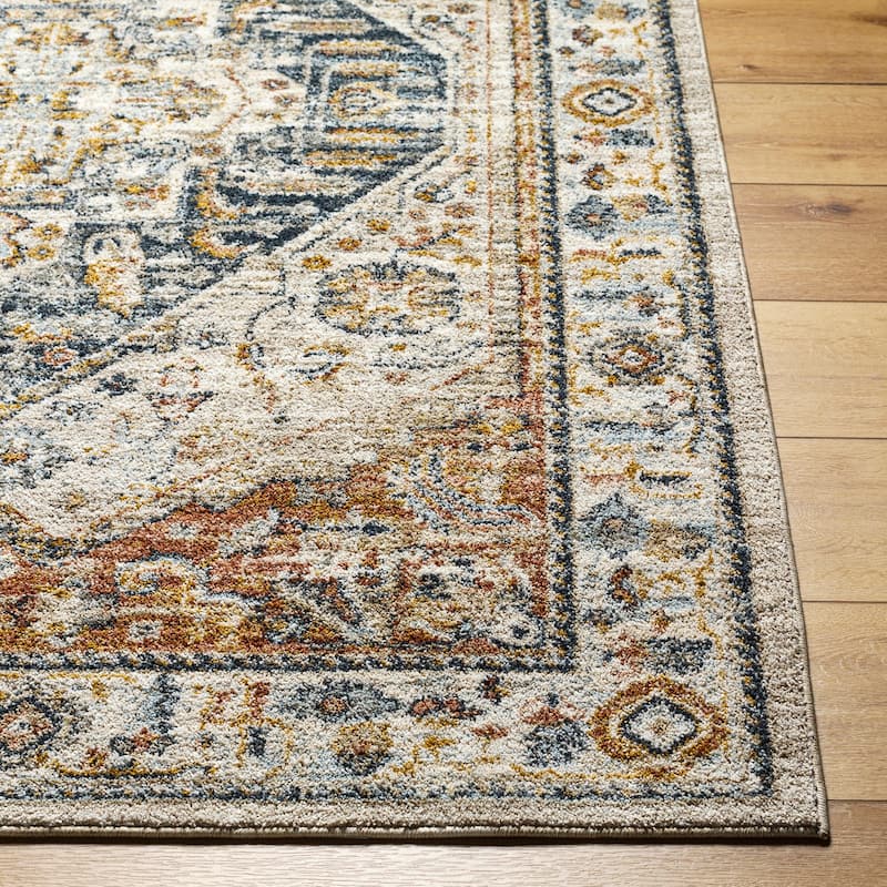 Livabliss Beckham Traditional Medallion Area Rug