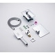 preview thumbnail 23 of 32, Waterfall Wall Mount Roman Tub Filler Faucet 3 Hole Single Handle Bathroom Bathtub Faucet with Hand Shower