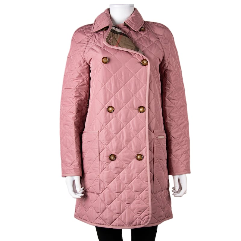 Burberry Tything Quilted Coat - L