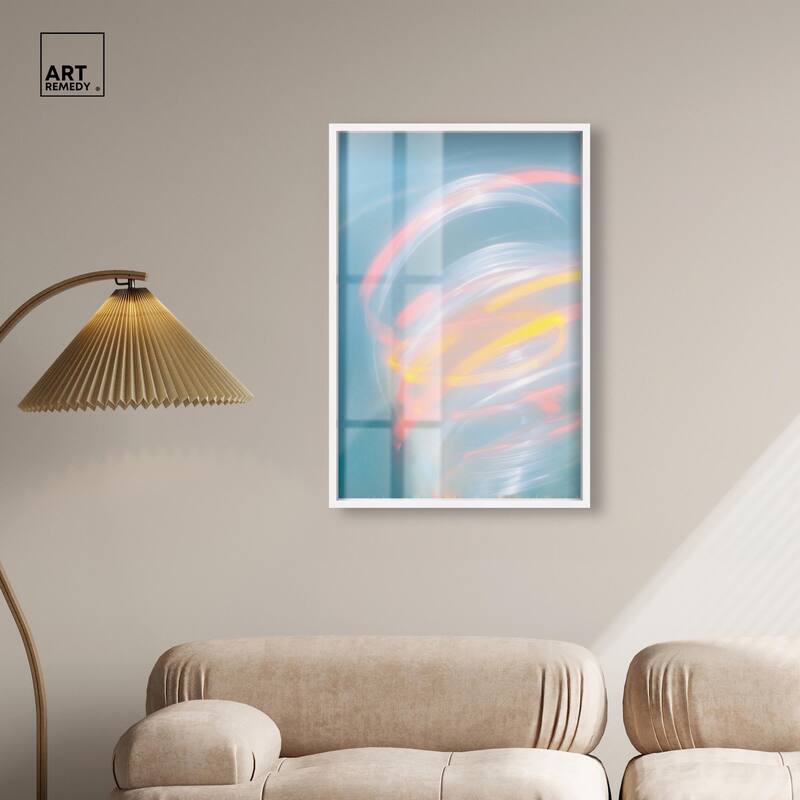 Swirling Light I Shadowbox by Art Remedy