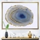preview thumbnail 1 of 4, Designart 'Golden Water Agate' Fashion Framed Canvas Wall Art