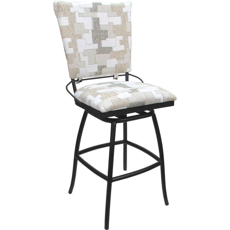 Outdoor Indoor Bar Stool Counter Extra Tall - Jenna PB without Arms - Craftsman Whitelinen - Gray - Counter Height