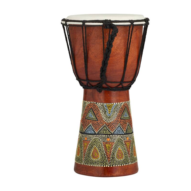 Djembe Drum Inspired Bohemian Sculpture