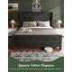 preview thumbnail 12 of 48, Hansabenne Solid Wood Bed Frame Queen and King Platform Bed Frame with Headboard White and Gray
