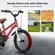 preview thumbnail 38 of 54, Adjustable 14" & 16" Kids Bike with Training Wheels, Safe Brakes & Easy Assembly