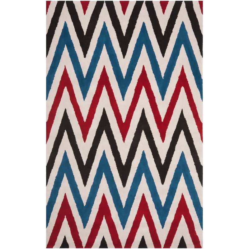 SAFAVIEH Handmade Chatham Klasina Modern Moroccan Wool Rug