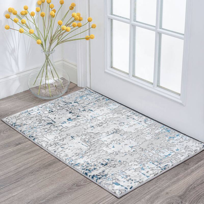 Antiquity Industrial Abstract Indoor Area Rug