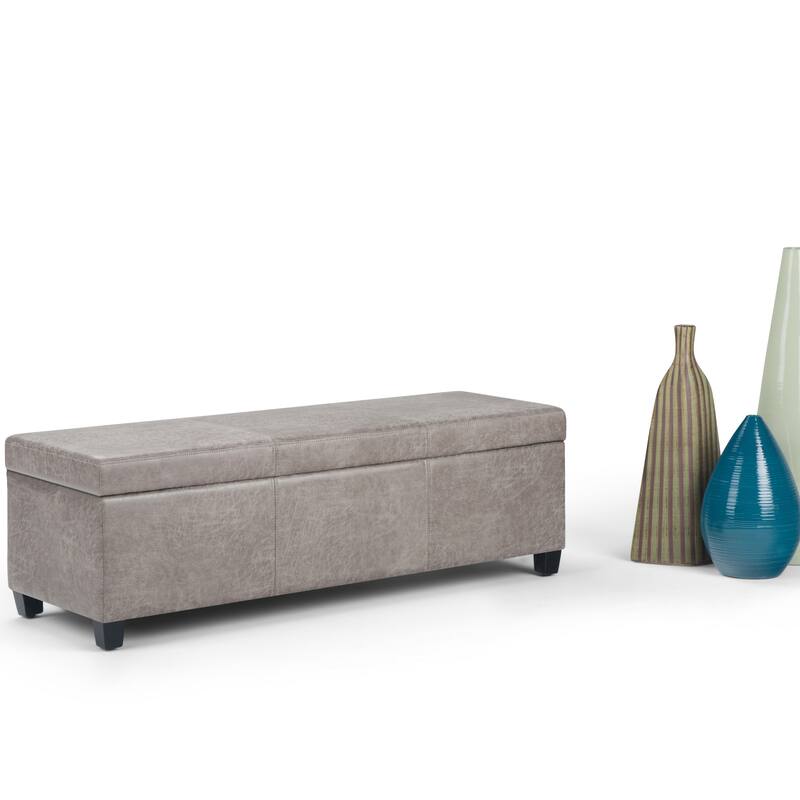 Modern Storage Ottoman Bench for Living Room