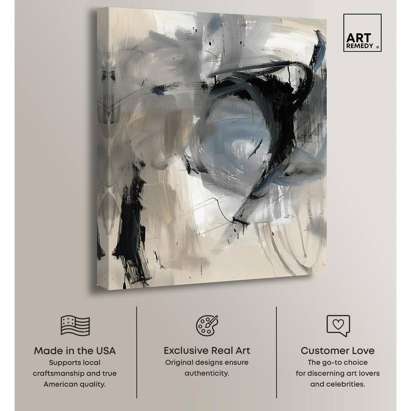 Scribbled Energy II Canvas by Art Remedy, Gallery Wrapped