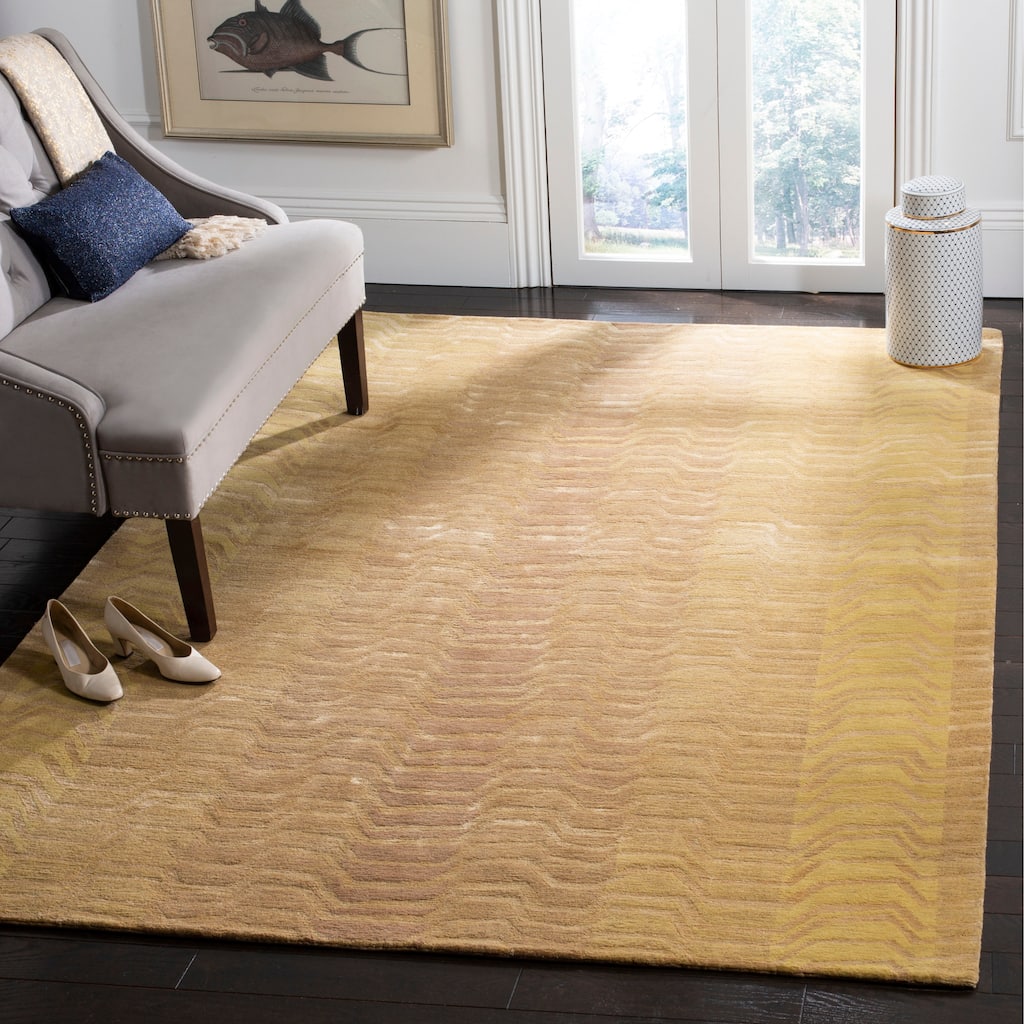 SAFAVIEH Couture Hand-knotted Marjeta Modern Wool Rug