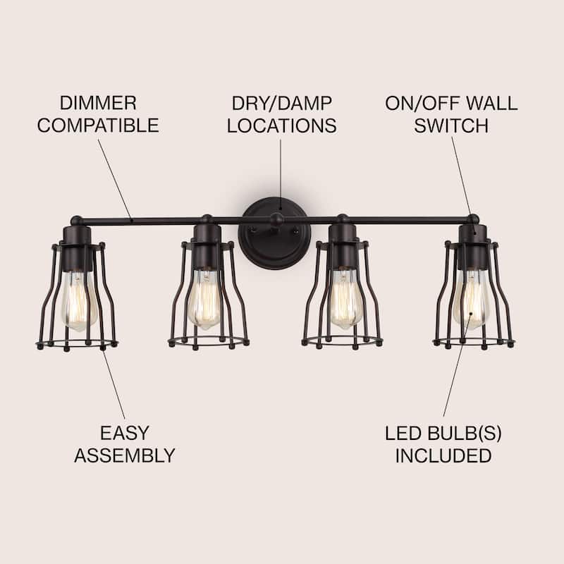 Evelyn Metal Vanity Light, by JONATHAN Y
