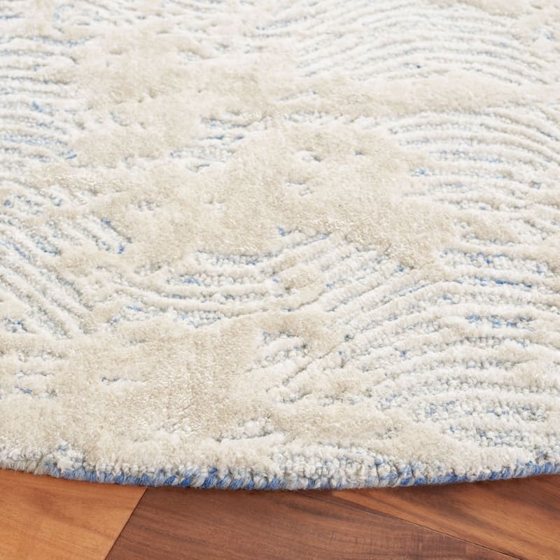 SAFAVIEH Handmade Glamour Zauresh Modern Wool Rug