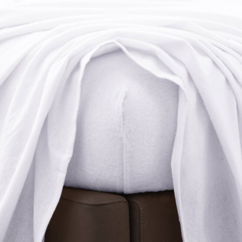 Ultra Soft 100% Turkish Cotton Flannel Double Brushed Solid Sheet Set