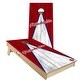 preview thumbnail 9 of 7, Philadelphia Triangle Baseball Outdoor Cornhole Board Set Backyard 2x4 - Include Carrying Case