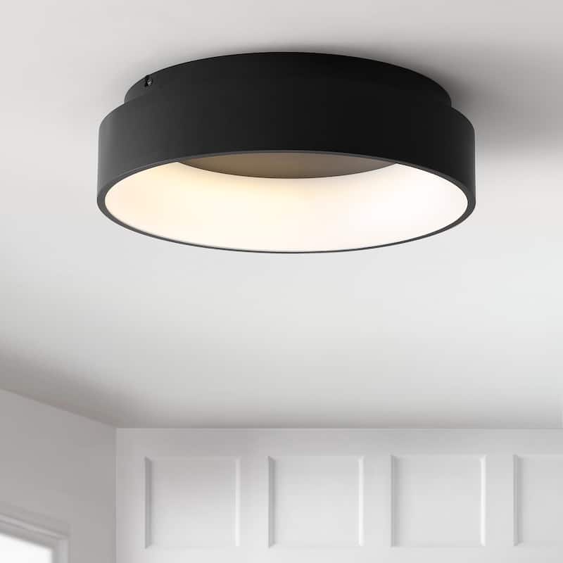 Rafael 17.7" LED Flush Mount Ceiling Light, by JONATHAN Y