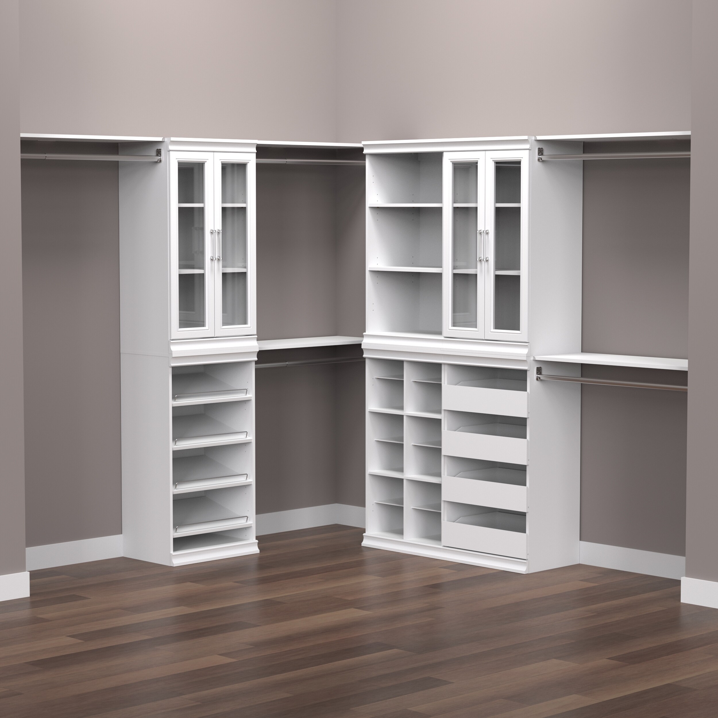ClosetMaid Modular Storage 21.38 W Shelving Unit with 12 Shelves