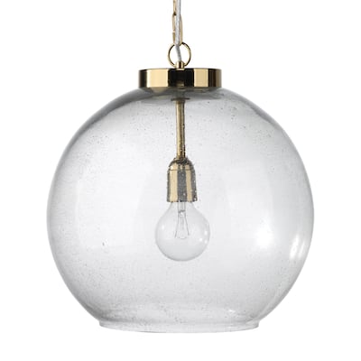 Alden Décor Burke Hand Blown Glass Pendant