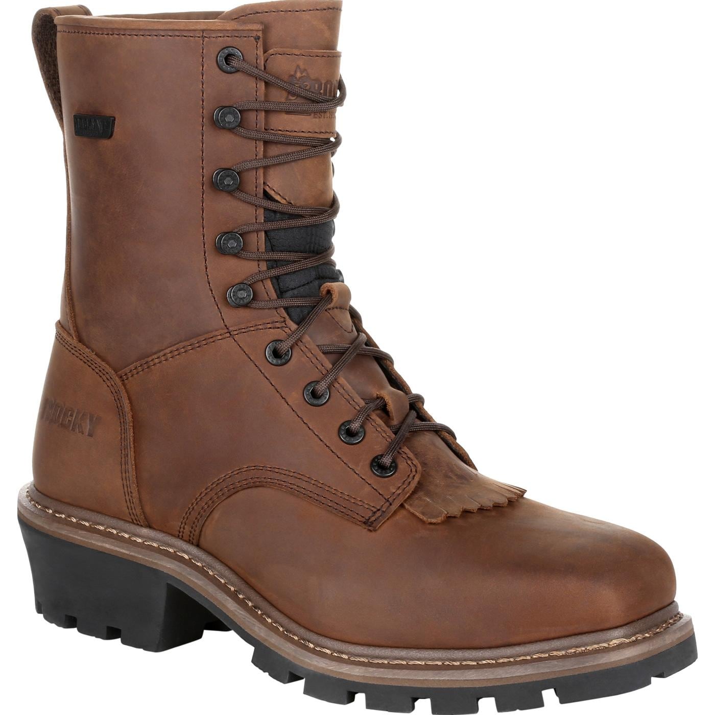 square toe steel toe waterproof work boots