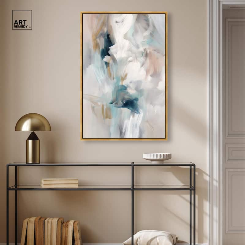 Whispering Colors III Canvas by Art Remedy