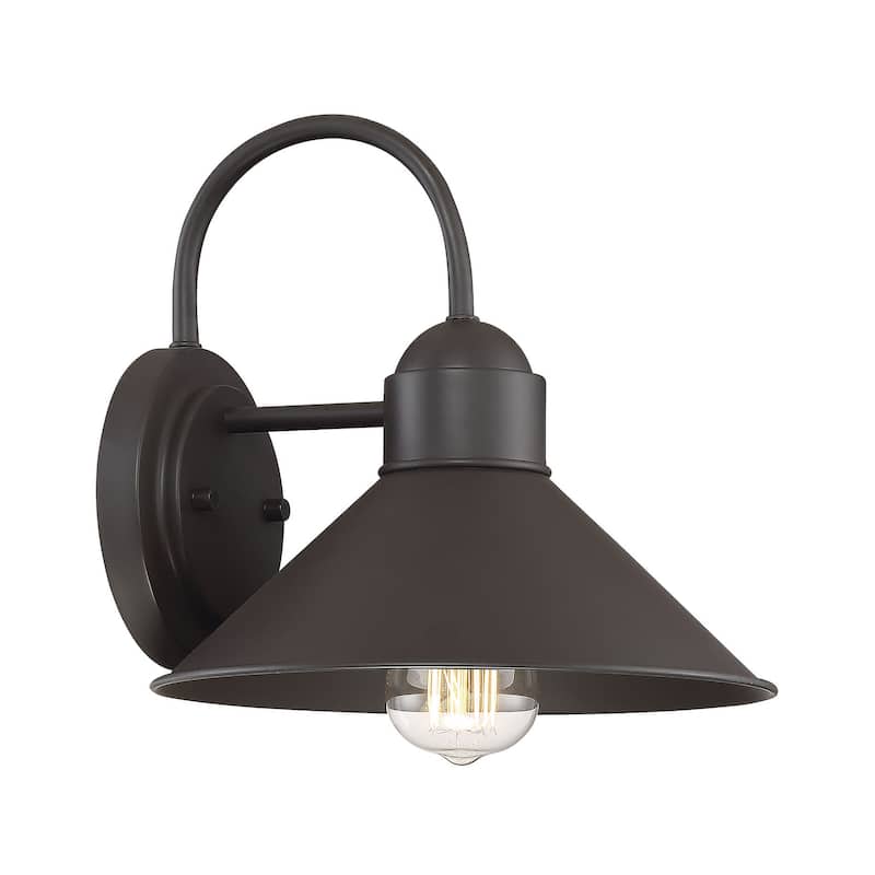 Meridian M50018 Single Light 10" Tall Outdoor Wall Sconce - Oil Rubbed Bronze