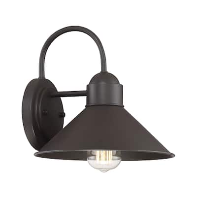 Meridian M50018 Single Light 10" Tall Outdoor Wall Sconce